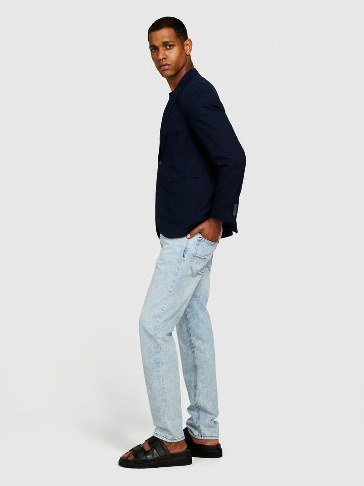 Light jeans - men's slim fit jeans - Light Blue | Sisley image number 2